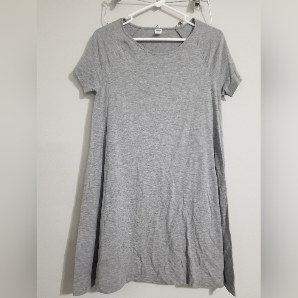 Old Navy Women's Grey T-Shirt Dress